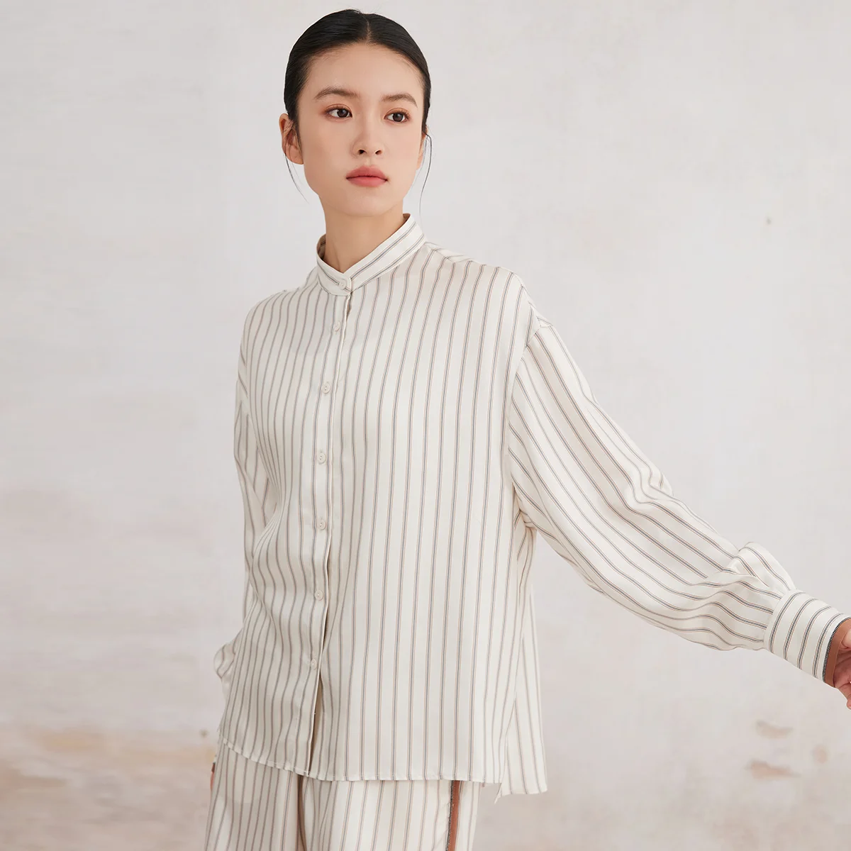 K3166X Luxury Lapel Striped 100% Silk Blouse Silk Clothes Blouse Women Silk Women Shirt Tops For Women
K3166X Luxury Lapel Striped 100% Silk Blouse Silk Clothes Blouse Women Silk Women Shirt Tops For Women