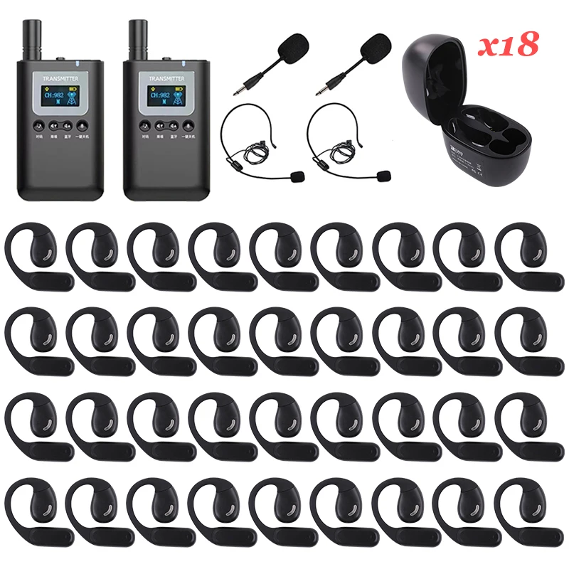 Bluetooth Headset Wireless Tour Guide System 2.4G High Definition Sound for Teaching Conference Training Travel Agency
Bluetooth Headset Wireless Tour Guide System 2.4G High Definition Sound for Teaching Conference Training Travel Agency