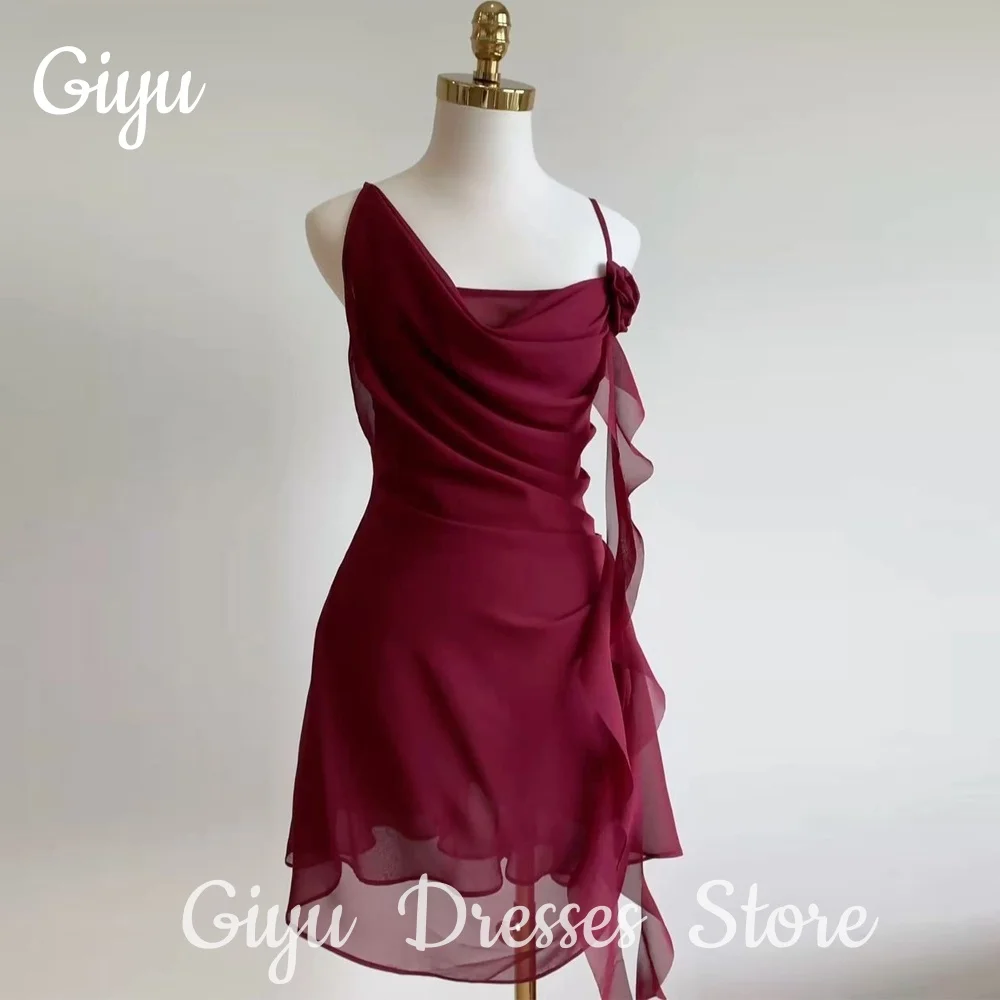 Giyu Charming Rose Red Organza Short Party Dresses Backless Cocktail Dress Formal Event Gowns Birthday Dresses Customised 2025
Giyu Charming Rose Red Organza Short Party Dresses Backless Cocktail Dress Formal Event Gowns Birthday Dresses Customised 2025
