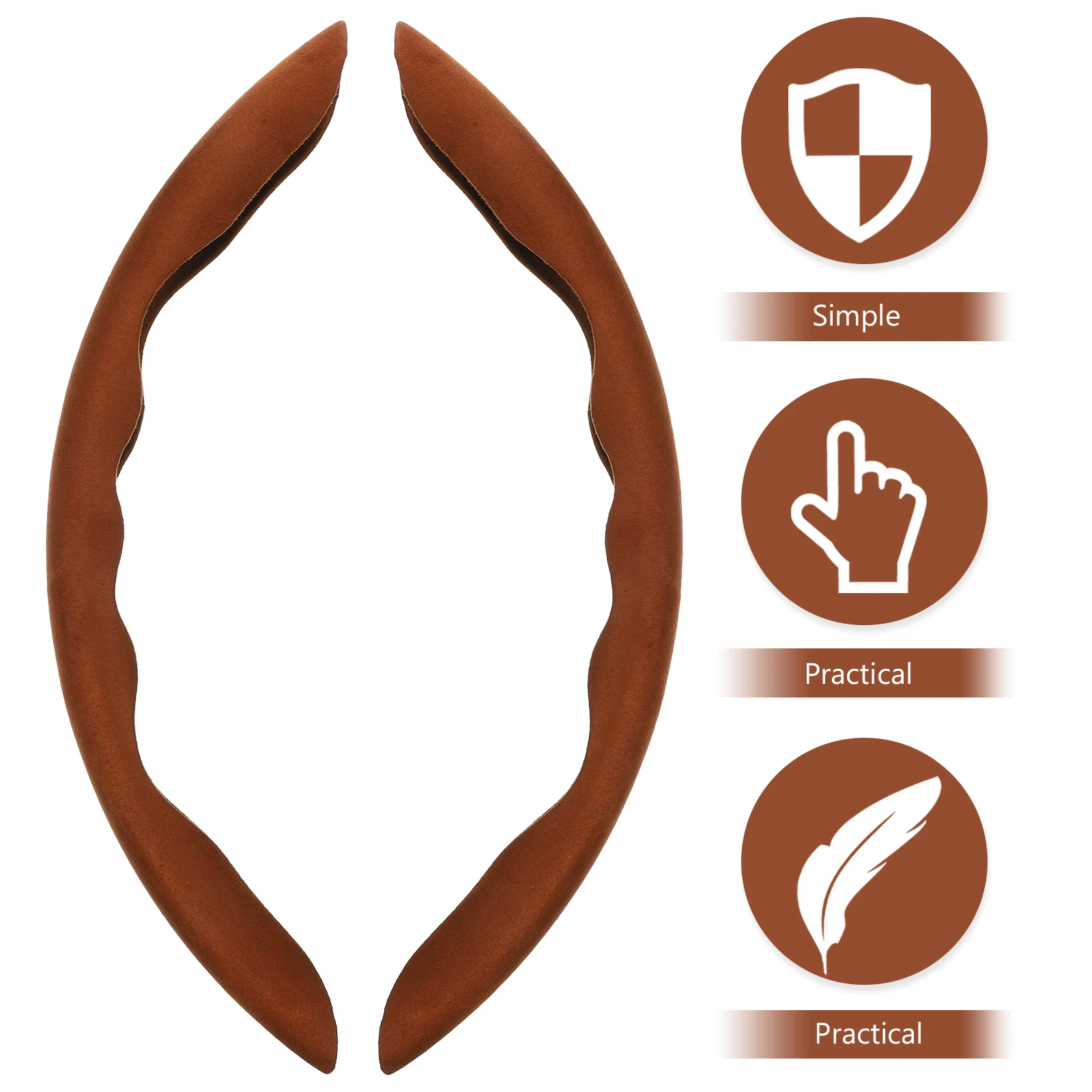 Ultra Thin Steering Wheel Cover Anti Slip Sweat Car Steering Wheel Cover Absorbing Car Accessory Brown Color Fits Most Vehicles
Ultra Thin Steering Wheel Cover Anti Slip Sweat Car Steering Wheel Cover Absorbing Car Accessory Brown Color Fits Most Vehicles
