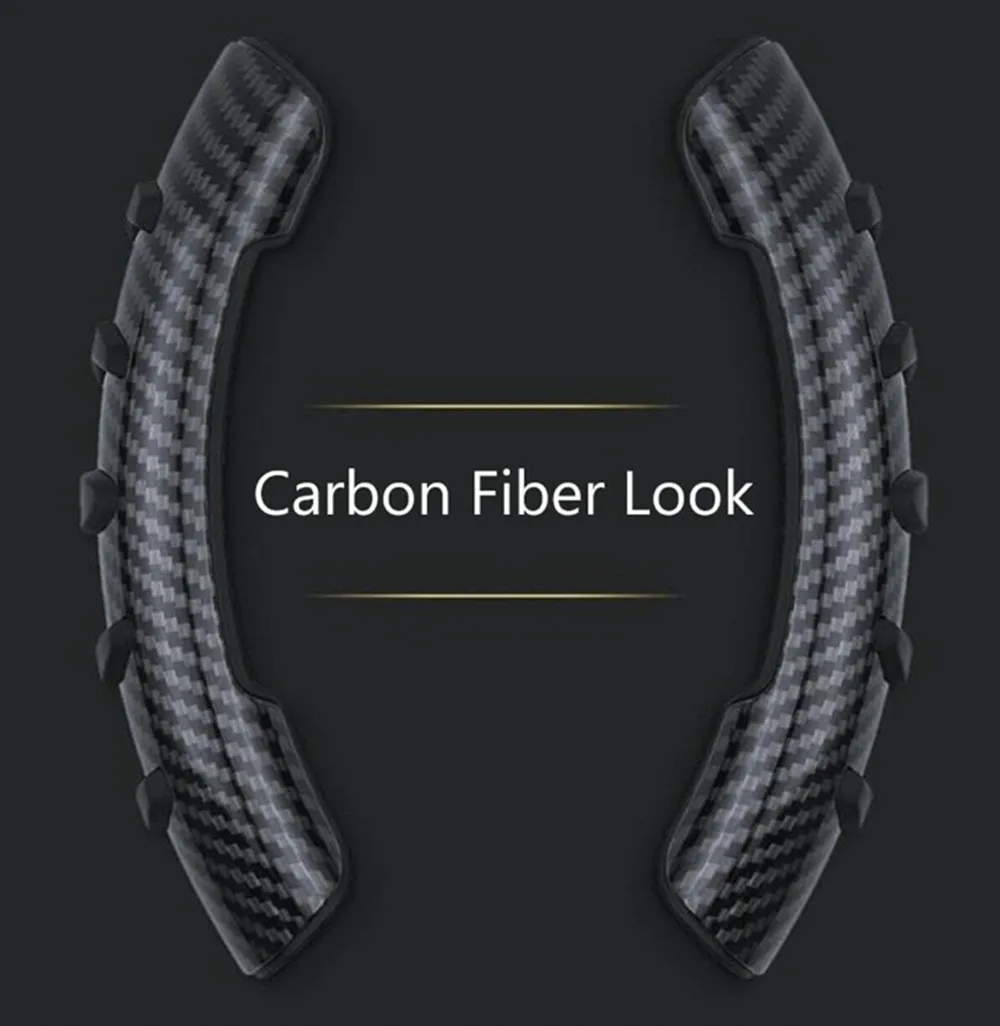 2PCS Matte Black Steering Wheel Cover Car Universal Non-Slip Carbon Fiber Car Steering Whee Handle Protective Booster Anti-skid
2PCS Matte Black Steering Wheel Cover Car Universal Non-Slip Carbon Fiber Car Steering Whee Handle Protective Booster Anti-skid