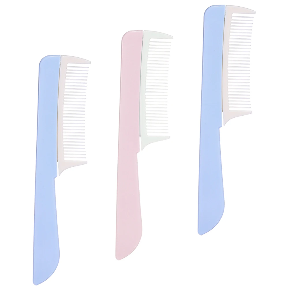 3pcs Thickened Hairdressing Comb Portable for Men Women ABS Wide Teeth Detangling Styling Smooth Curly R om Color
3pcs Thickened Hairdressing Comb Portable for Men Women ABS Wide Teeth Detangling Styling Smooth Curly R om Color