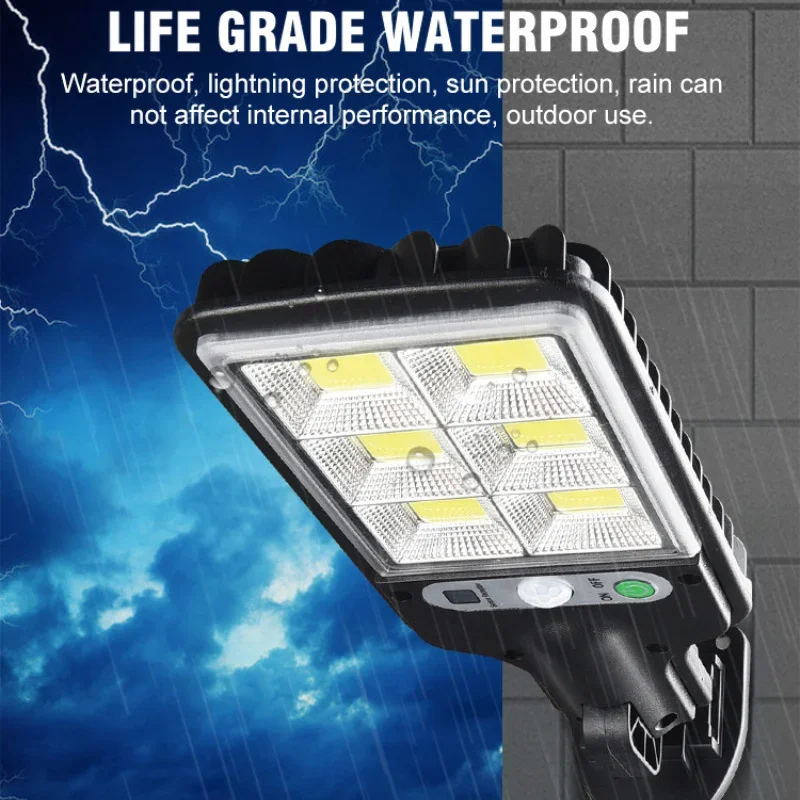 Solar Street Light 3 Modes Human Body Induction Wall Lights Motion Sensor for Garden Terrace Garage Door Yard Outdoor Decoration
Solar Street Light 3 Modes Human Body Induction Wall Lights Motion Sensor for Garden Terrace Garage Door Yard Outdoor Decoration