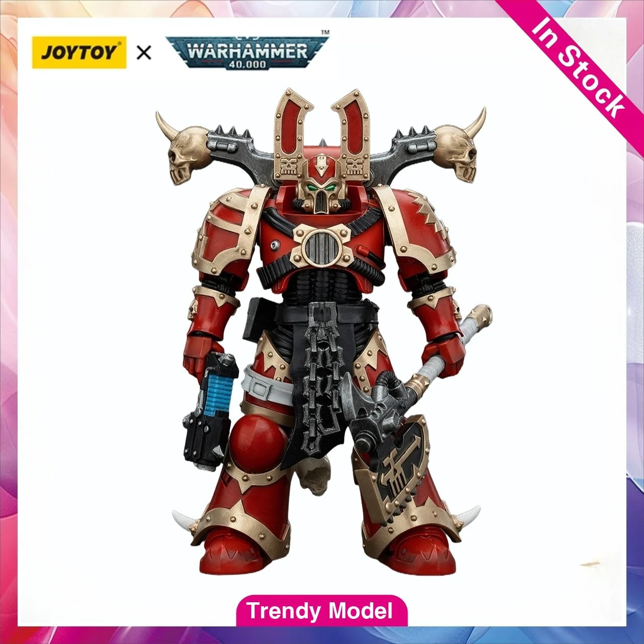 【TM】В наличии JOYTOY Warhammer 40K World Eaters Khorne Berzerker 3 фигурки 1/18, коллекционная модель, игрушка
【TM】В наличии JOYTOY Warhammer 40K World Eaters Khorne Berzerker 3 фигурки 1/18, коллекционная модель, игрушка