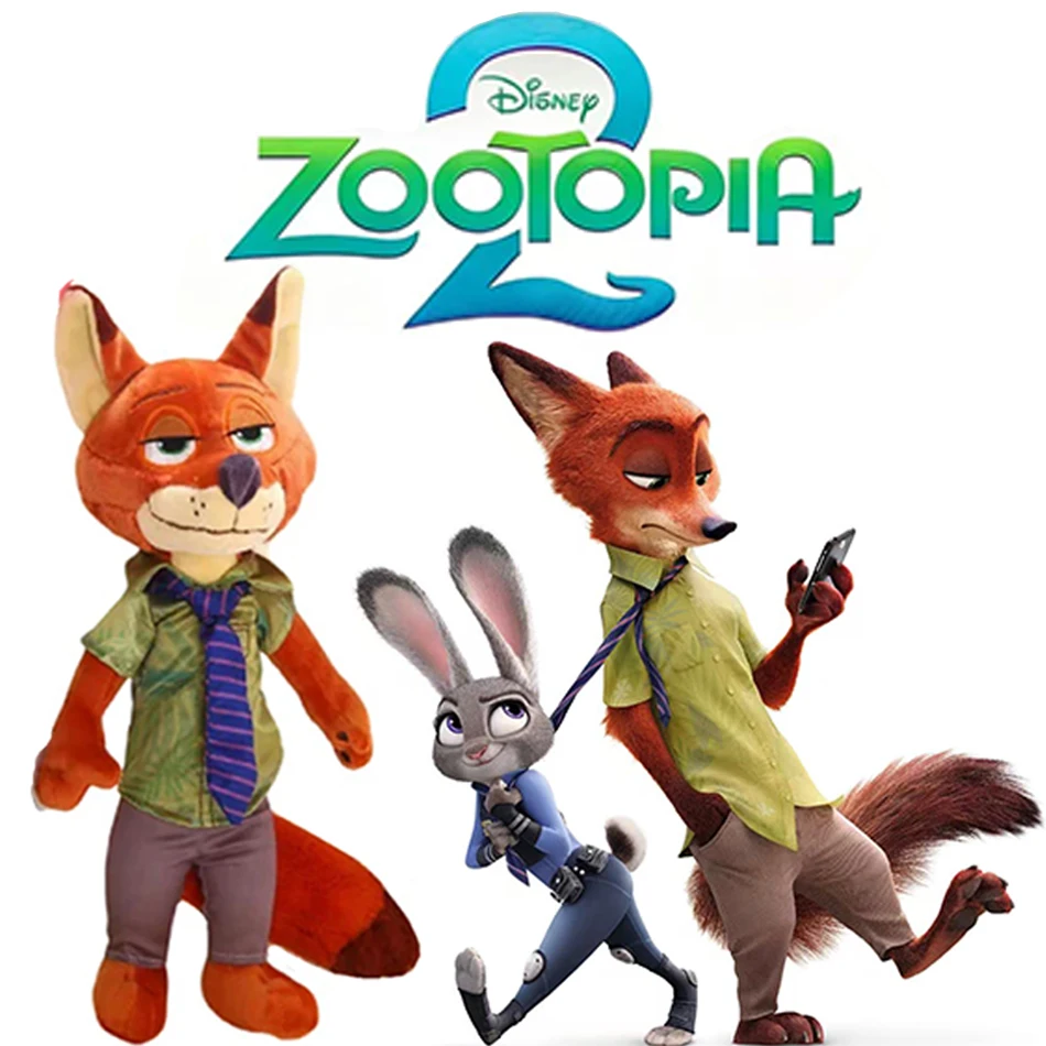 Disney Zootopia персонаж Ник Уайльд Джуди Хопс мультфильм милая игрушка 40-50 см модель куклы подарок на день рождения и Рождество для детей друзей
Disney Zootopia персонаж Ник Уайльд Джуди Хопс мультфильм милая игрушка 40-50 см модель куклы подарок на день рождения и Рождество для детей друзей