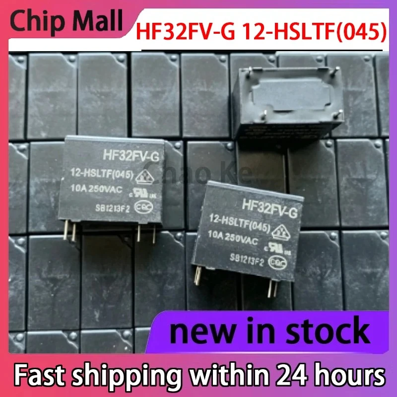 2PCS HF32FV-G 12-HSLTF (045) Relay 4-pin 10A Set Normally Open
2PCS HF32FV-G 12-HSLTF (045) Relay 4-pin 10A Set Normally Open