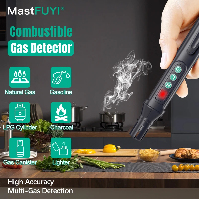 MASTFUYI FY8830 Портативный Детектор Природного Газа Диапазон 50~1000 PPM Детектор Горючих Газов со Светозвуковой Сигнализацией
MASTFUYI FY8830 Портативный Детектор Природного Газа Диапазон 50~1000 PPM Детектор Горючих Газов со Светозвуковой Сигнализацией