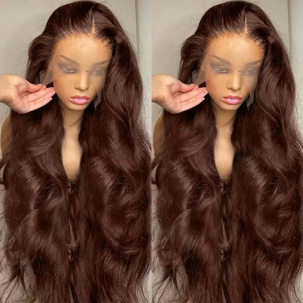 Chocolate Brown Body Wave HD Lace Front Wig 13x4 Transparent Lace Frontal Human Hair Wig For Women Pre Plucked 30 34 inch
Chocolate Brown Body Wave HD Lace Front Wig 13x4 Transparent Lace Frontal Human Hair Wig For Women Pre Plucked 30 34 inch