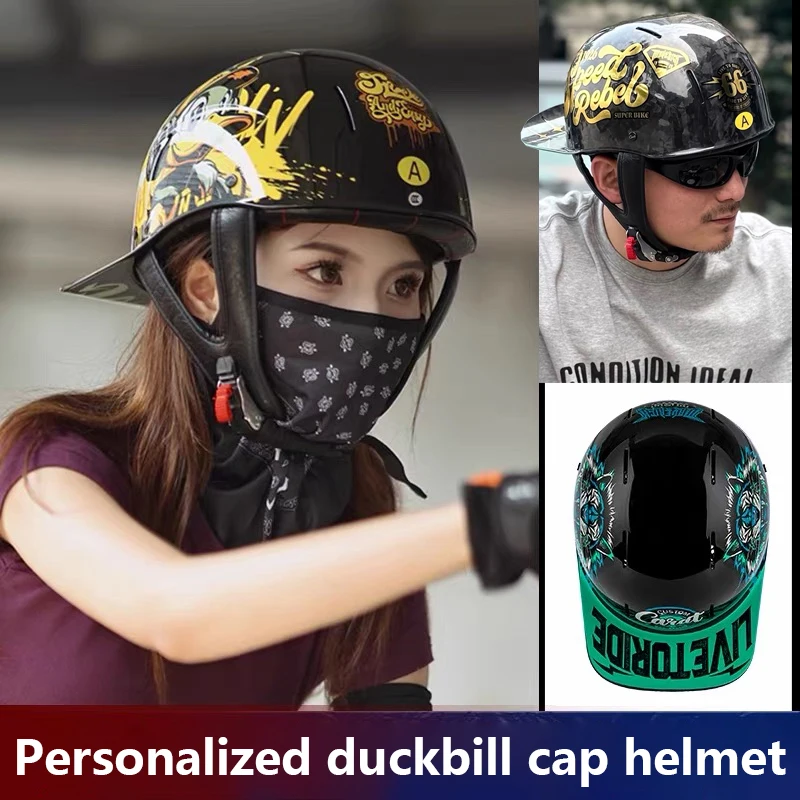 Retro Summer Motorcycle Helmet Motorcycle Cruising Half Face Helmet Anti-collision Men Breathable and Lightweight
Retro Summer Motorcycle Helmet Motorcycle Cruising Half Face Helmet Anti-collision Men Breathable and Lightweight