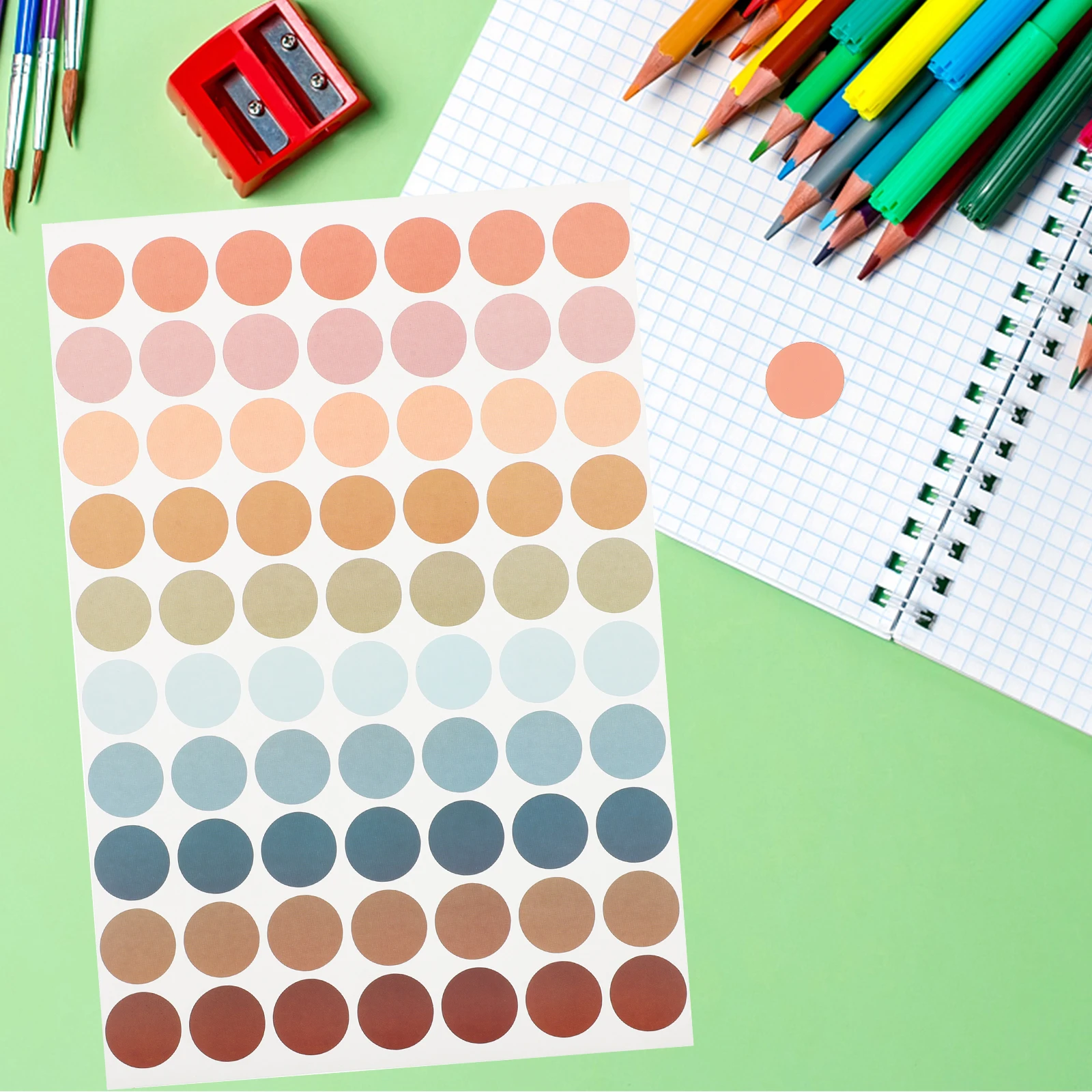 20 Pcs Self-adhesive Round Label Color Stickers Boho Labels Blank Circular Dot Paper Circle Planner
20 Pcs Self-adhesive Round Label Color Stickers Boho Labels Blank Circular Dot Paper Circle Planner