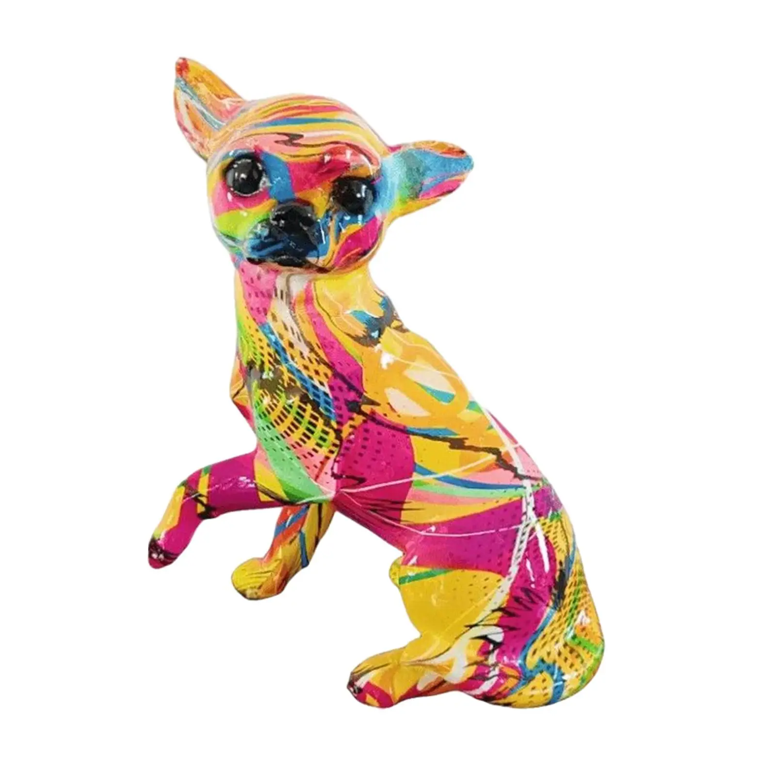 Graffiti Chihuahua Statue Ren Dog Sculpture for Desktop Room Bedroom Decor Style B
Graffiti Chihuahua Statue Ren Dog Sculpture for Desktop Room Bedroom Decor Style B