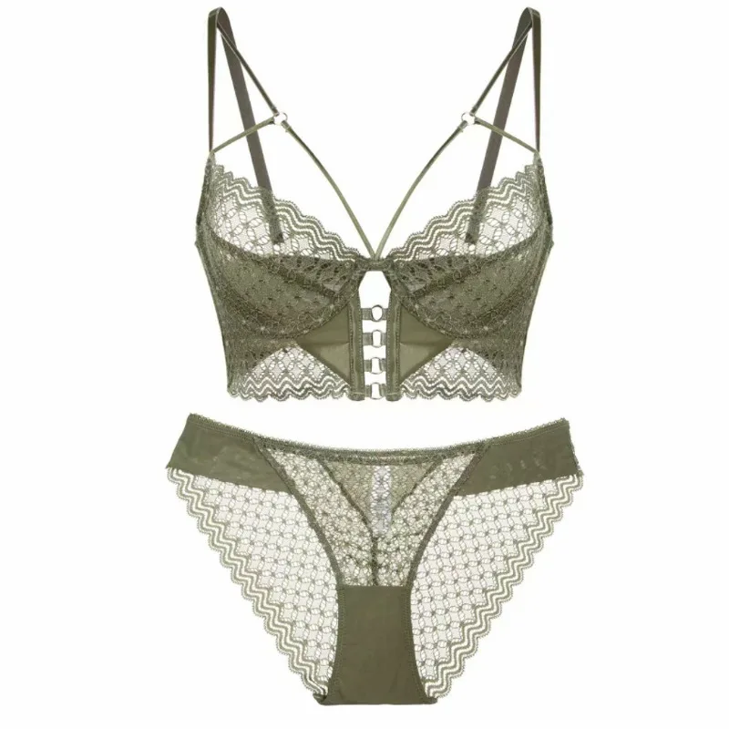 French Sexy Ultra-thin Lace Lingerie Summer Women's Breasts Prevent Sagging Intimates Set Female Sweet Solid Bra and Panty Set
French Sexy Ultra-thin Lace Lingerie Summer Women's Breasts Prevent Sagging Intimates Set Female Sweet Solid Bra and Panty Set