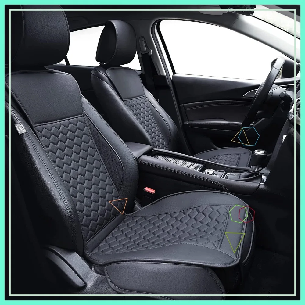 Universal Waterproof Leather Car Seat Covers 2PCs Front Set for Most Vehicles SUVs Trucks Black
Universal Waterproof Leather Car Seat Covers 2PCs Front Set for Most Vehicles SUVs Trucks Black