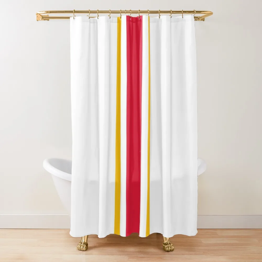 White, Yellow, & Red Vertical Power Stripe Shower Curtain Toilet Accessories Bathroom For Bathroom Shower Curtain
White, Yellow, & Red Vertical Power Stripe Shower Curtain Toilet Accessories Bathroom For Bathroom Shower Curtain