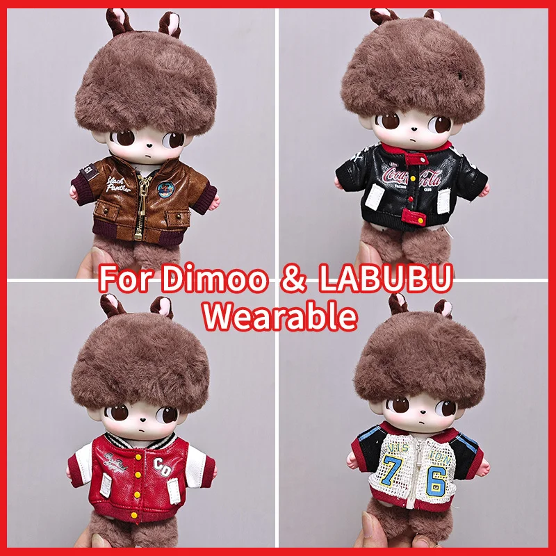 For Dimoo Doll Clothes Leather Jacket Labubu Clothing Doll Outfit 15/17cm Toy Doll Attire Striped Shirt Shirt Doll Accessories
For Dimoo Doll Clothes Leather Jacket Labubu Clothing Doll Outfit 15/17cm Toy Doll Attire Striped Shirt Shirt Doll Accessories