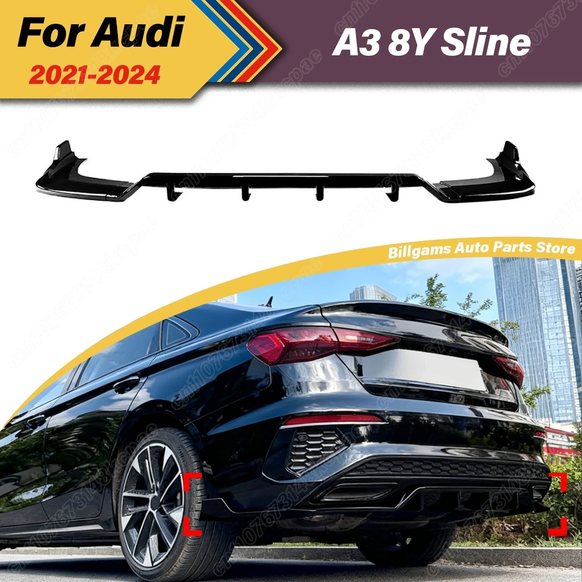 For Audi A3 8Y Sline 2021 2022 2023 2024 Automobile Rear Bumper Splitter Lip Spoiler Lip Diffuser Modification Decoraiton Kit
For Audi A3 8Y Sline 2021 2022 2023 2024 Automobile Rear Bumper Splitter Lip Spoiler Lip Diffuser Modification Decoraiton Kit