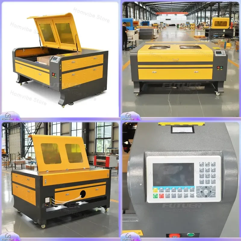 CO2 Laser Engraving and Cutting Machine 100W 130W 150W for Wood Leather Acrylic Metal Fabric DIY Furniture Decoration Home
CO2 Laser Engraving and Cutting Machine 100W 130W 150W for Wood Leather Acrylic Metal Fabric DIY Furniture Decoration Home