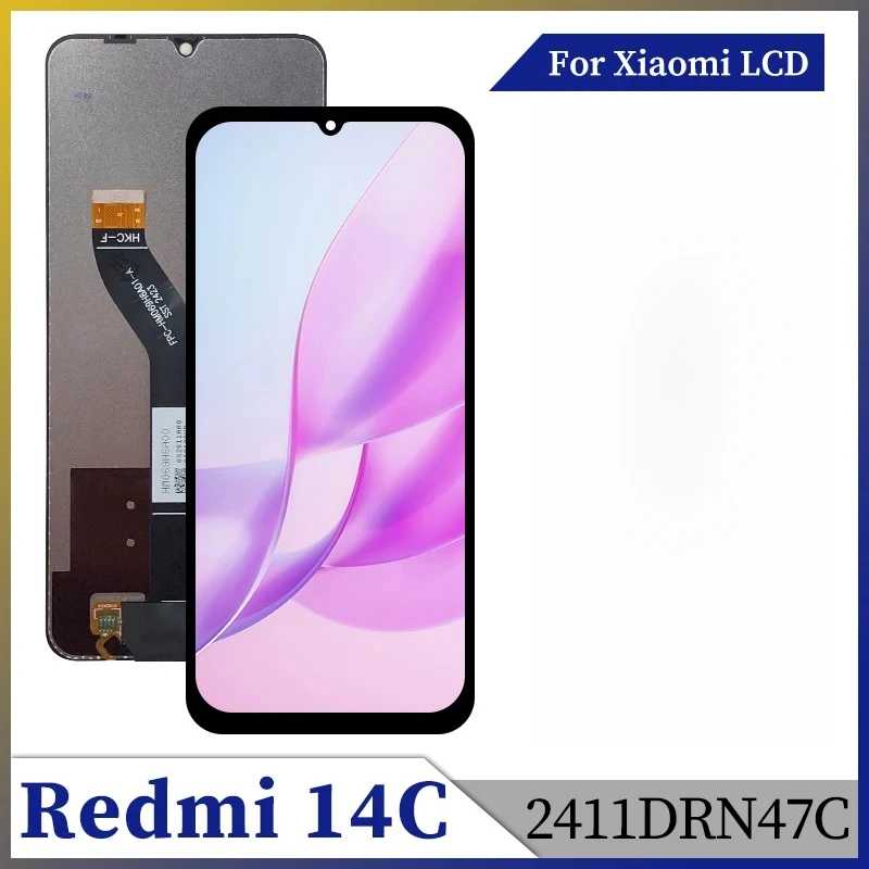 6,88-дюймовый дисплей для Redmi 14C, ЖК-дисплей с сенсорным экраном и дигитайзером для 2411DRN47C, ЖК-дисплей с рамкой в сборе, замена 2409BRN2CA
6,88-дюймовый дисплей для Redmi 14C, ЖК-дисплей с сенсорным экраном и дигитайзером для 2411DRN47C, ЖК-дисплей с рамкой в сборе, замена 2409BRN2CA