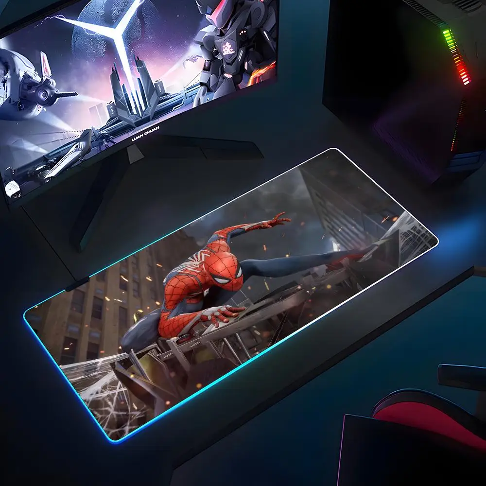 Super Hero S-Spider-Mans Mouse Pad RGB Rubber Antislip Keyboard Pad 40x90cm Mousepad Gaming Accessories XXL Office Computer Ma
Super Hero S-Spider-Mans Mouse Pad RGB Rubber Antislip Keyboard Pad 40x90cm Mousepad Gaming Accessories XXL Office Computer Ma