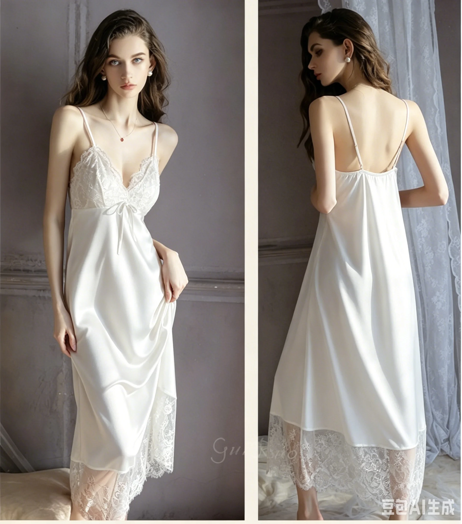 Silky Satin Kimono Bathrobe Gown Sexy Female Long Robe Lingerie Sleepwear Nightgown Set Loungewear Patchwork Lace Night Dress
Silky Satin Kimono Bathrobe Gown Sexy Female Long Robe Lingerie Sleepwear Nightgown Set Loungewear Patchwork Lace Night Dress