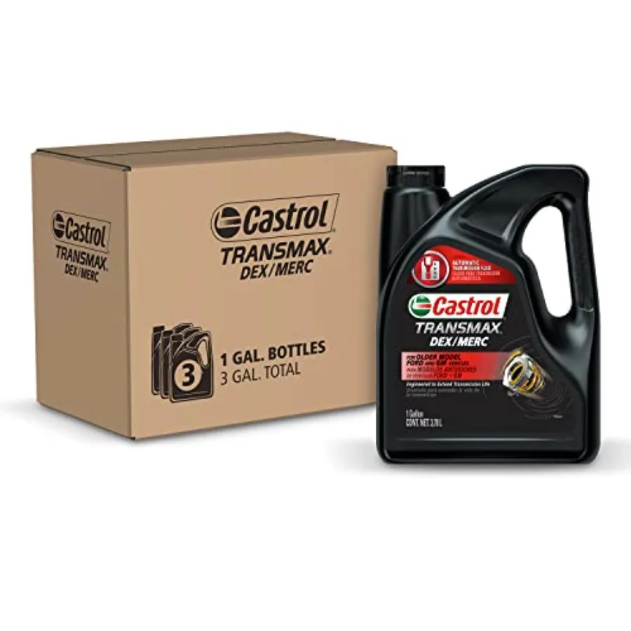 Высокопроизводительная трансмиссионная жидкость для приложения DEXRON MERC, 1 галлон на упаковку из 3 контейнеров, идеально подходит для тяжелых трансляций 
Высокопроизводительная трансмиссионная жидкость для приложения DEXRON MERC, 1 галлон на упаковку из 3 контейнеров, идеально подходит для тяжелых трансляций