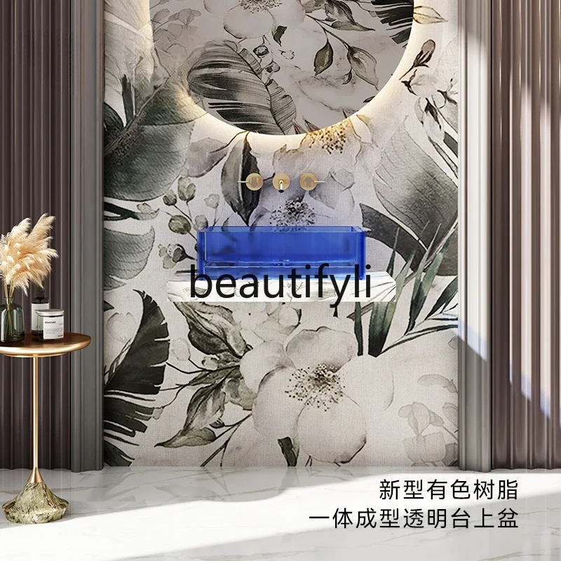 New independent homestay household high-luxury transparent countertop basin
New independent homestay household high-luxury transparent countertop basin