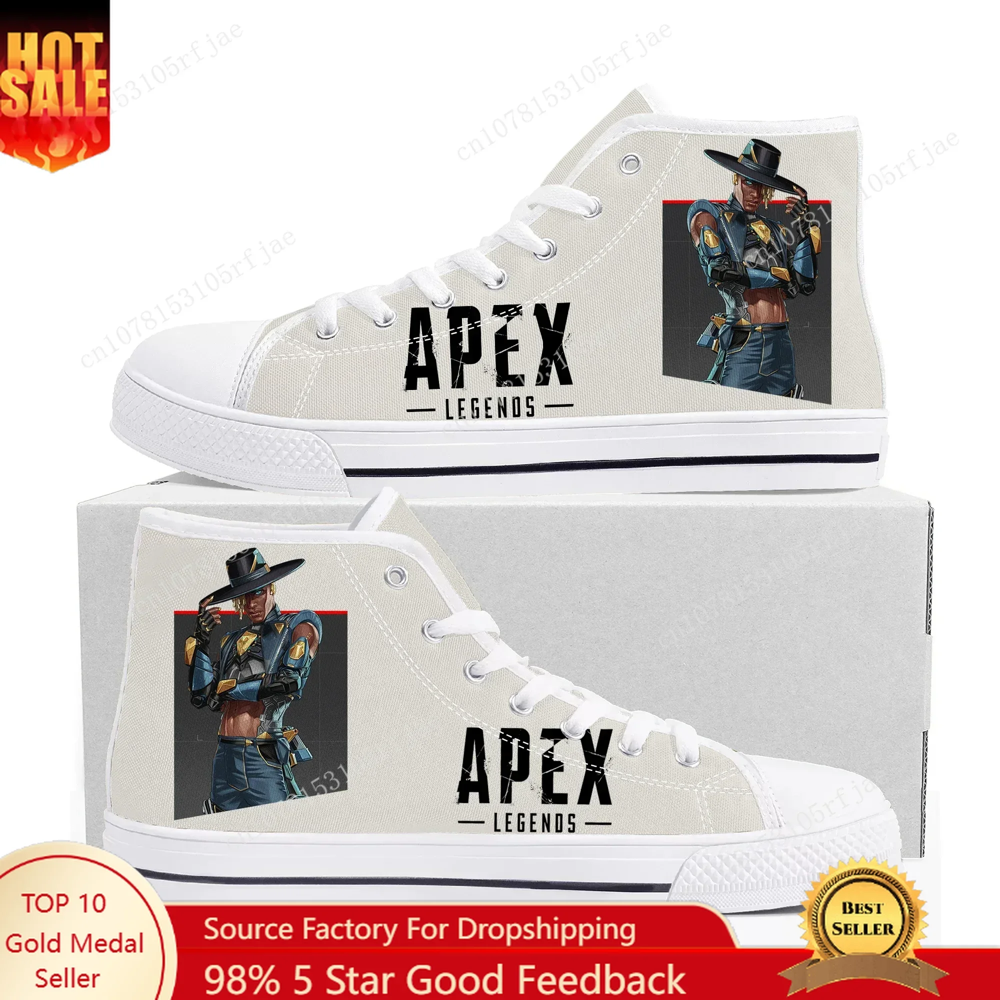Apex Legends Seer High Top Sneakers Hot Cartoon Game Mens Womens Teenager High Quality Canvas Shoes Casual Tailor Made Sneaker
Apex Legends Seer High Top Sneakers Hot Cartoon Game Mens Womens Teenager High Quality Canvas Shoes Casual Tailor Made Sneaker