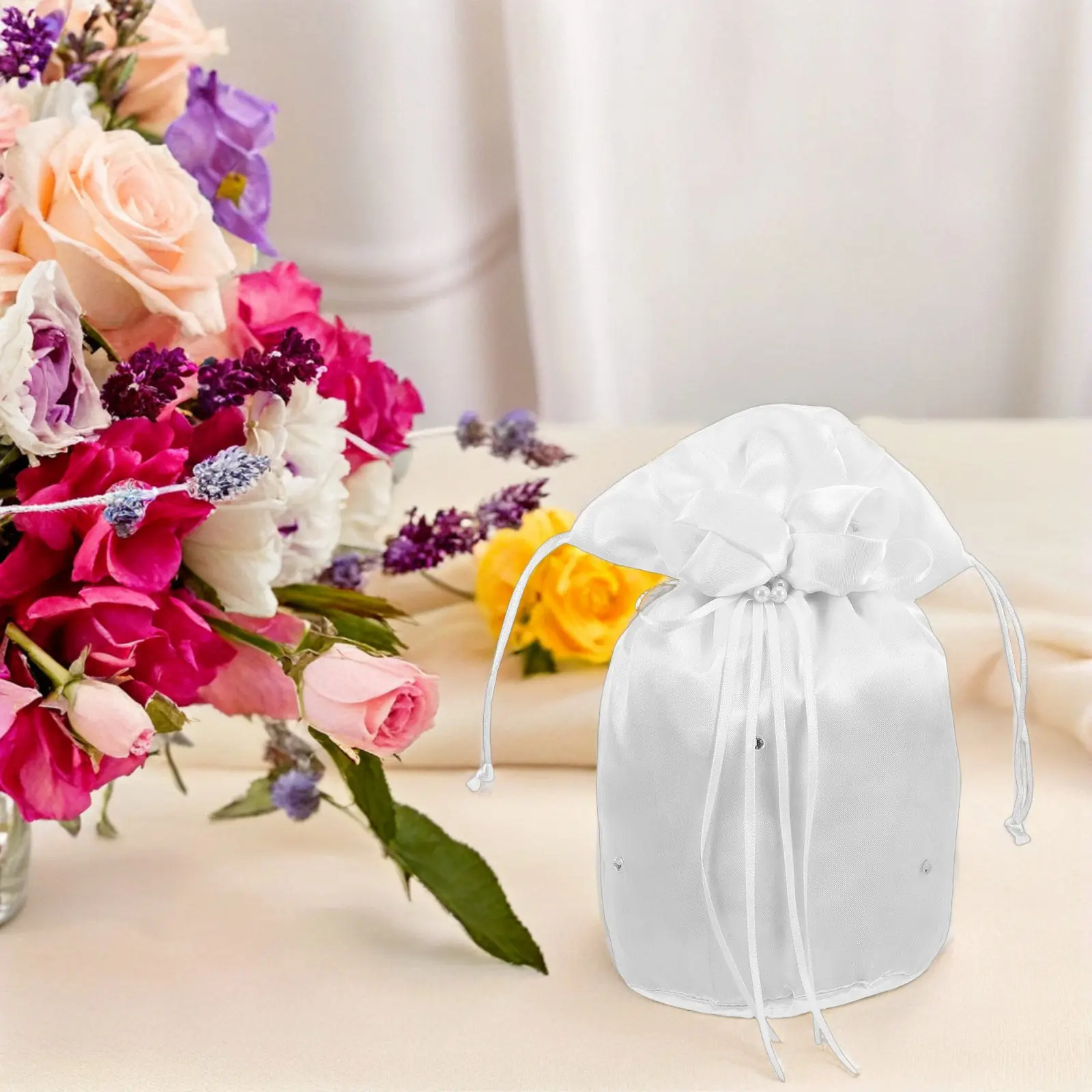 Bridal Wedding Money Bag White Handheld Flower Embroidered Purse Wedding Favor Bridal Shower Jewelry Pouch Jewelry Bag
Bridal Wedding Money Bag White Handheld Flower Embroidered Purse Wedding Favor Bridal Shower Jewelry Pouch Jewelry Bag