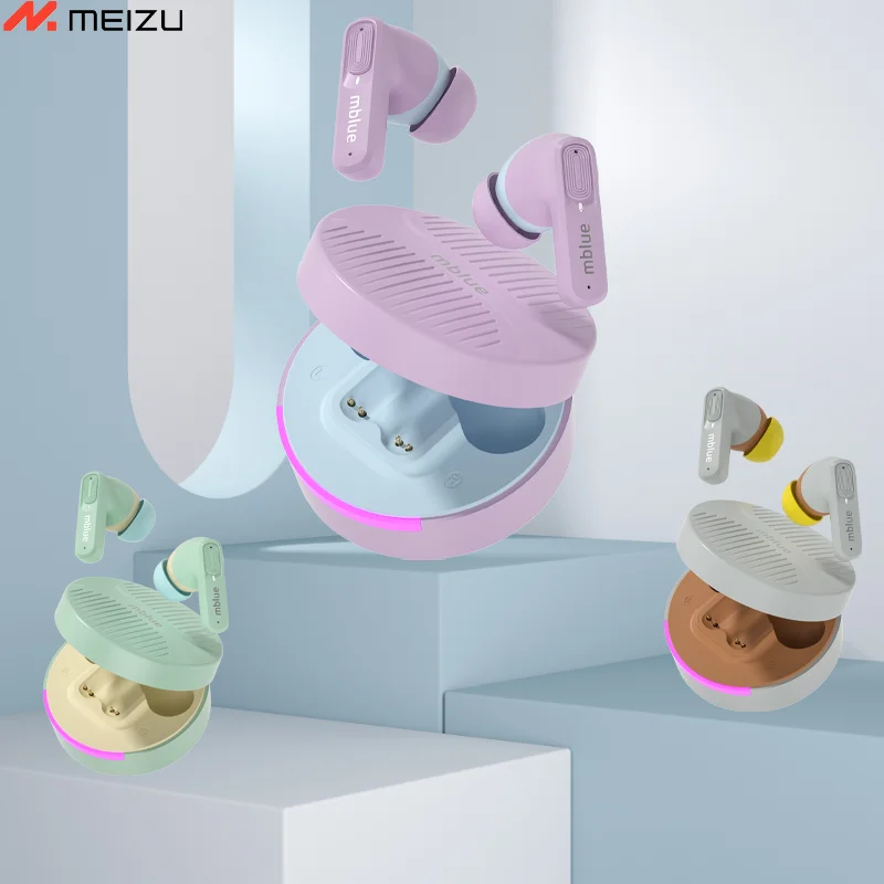 Original MEIZU Mblue AR03 PRO Bluetooth Earphone Life Waterproof Wireless Earbuds Hifi Sound Sport Headsets 360mAh Charging Case
Original MEIZU Mblue AR03 PRO Bluetooth Earphone Life Waterproof Wireless Earbuds Hifi Sound Sport Headsets 360mAh Charging Case