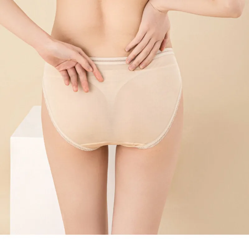 3 Pair 100% Mulberry Silk Underwear Women Briefs Thin Silk Lady Panties Japanese
3 Pair 100% Mulberry Silk Underwear Women Briefs Thin Silk Lady Panties Japanese