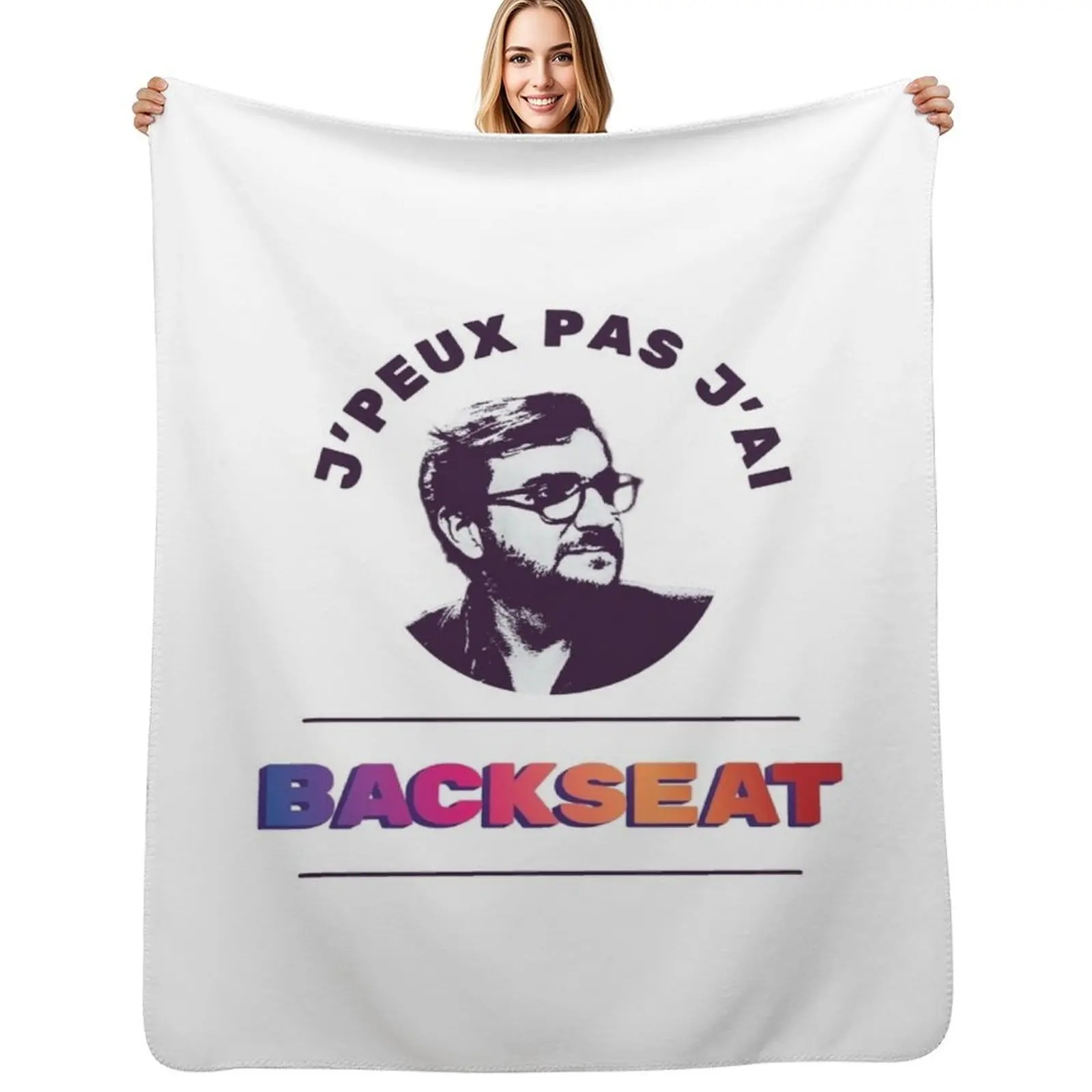 I can't I have backseat Throw Blanket Color Fast Cozy Throw Blanket
I can't I have backseat Throw Blanket Color Fast Cozy Throw Blanket