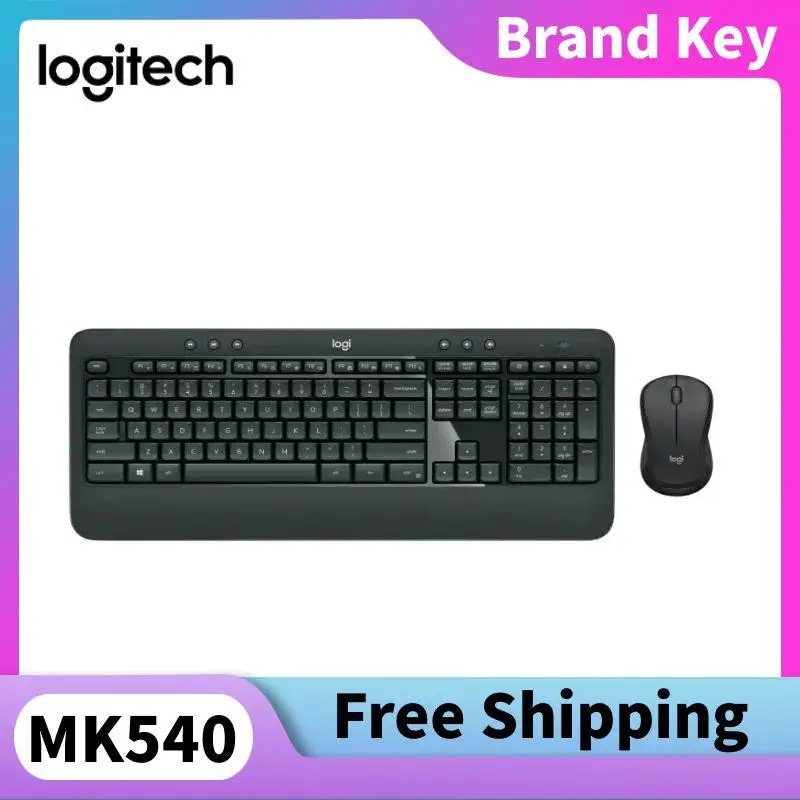 Набор беспроводной клавиатуры и мыши Logitech MK540, полноразмерный эргономичный дизайн, подходящий для набора текста, офисов, персональных компьютеров, ноутбуков
Набор беспроводной клавиатуры и мыши Logitech MK540, полноразмерный эргономичный дизайн, подходящий для набора текста, офисов, персональных компьютеров, ноутбуков