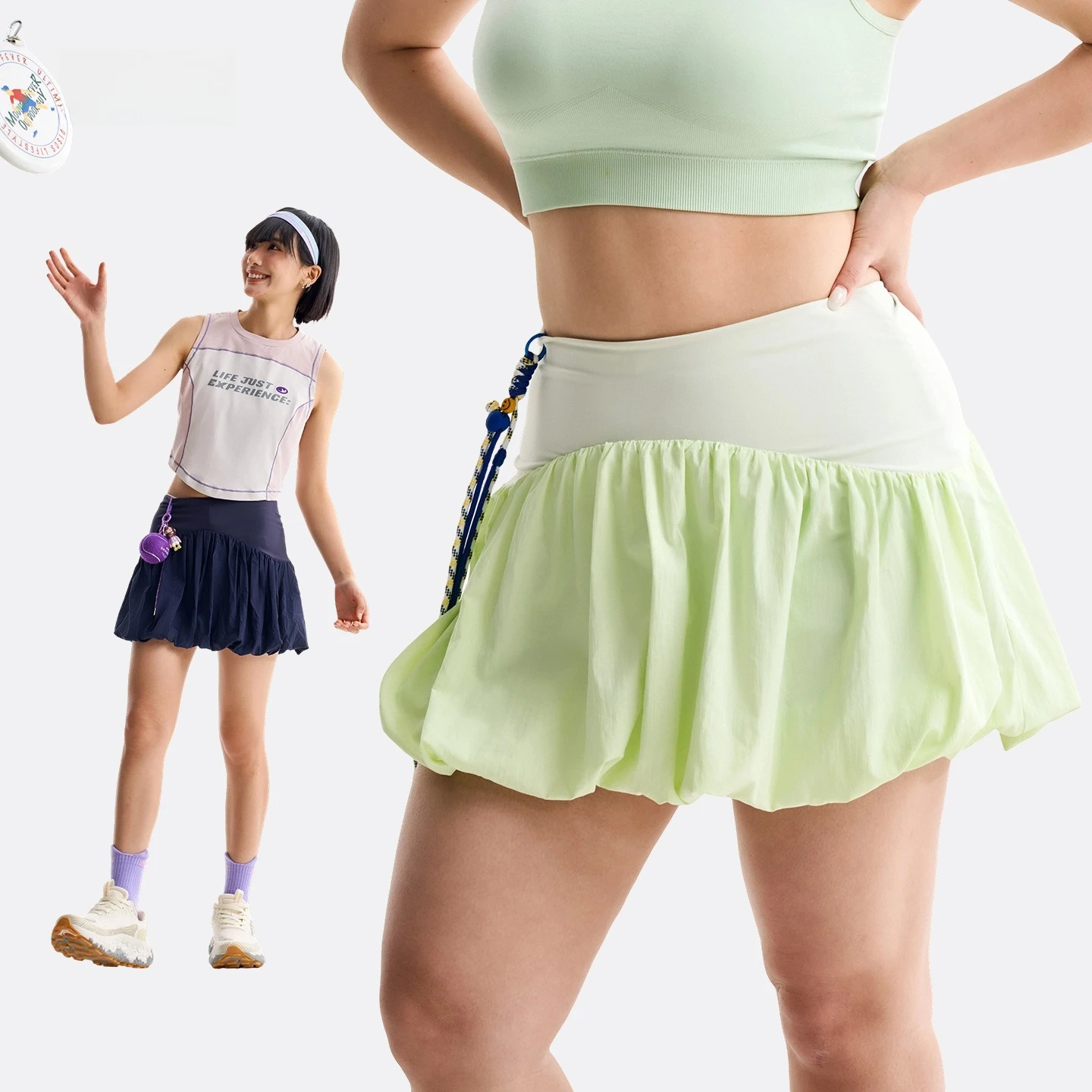 Women‘s High-Waist Flared Skort, Size-Inclusive & Stretchy Waistband with Yoga Lining, Tennis Bubble Skirt for All Body Types
Women‘s High-Waist Flared Skort, Size-Inclusive & Stretchy Waistband with Yoga Lining, Tennis Bubble Skirt for All Body Types