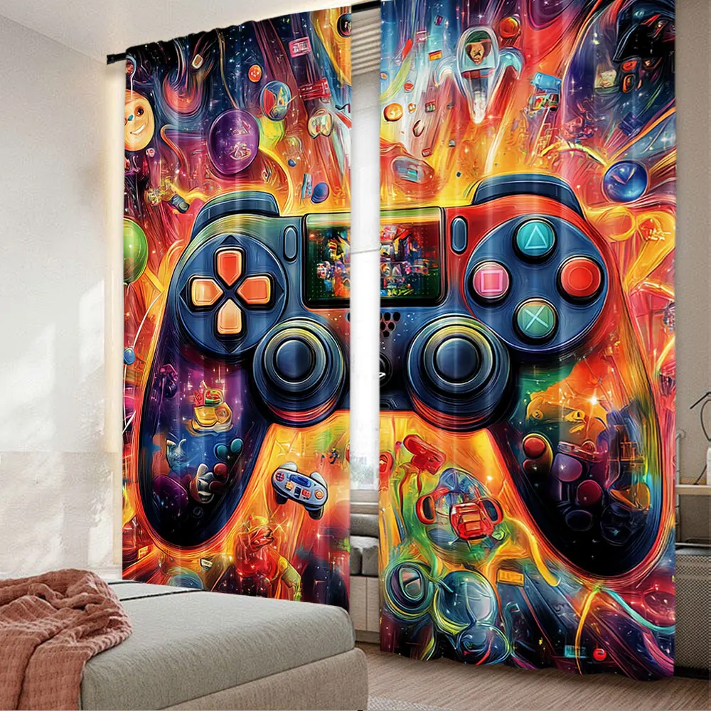 2Pcs Satisfactory Game Room Curtains Video Gaming Theme Colorful Decor Playroom Home Apartment Bedroom Living Room
2Pcs Satisfactory Game Room Curtains Video Gaming Theme Colorful Decor Playroom Home Apartment Bedroom Living Room