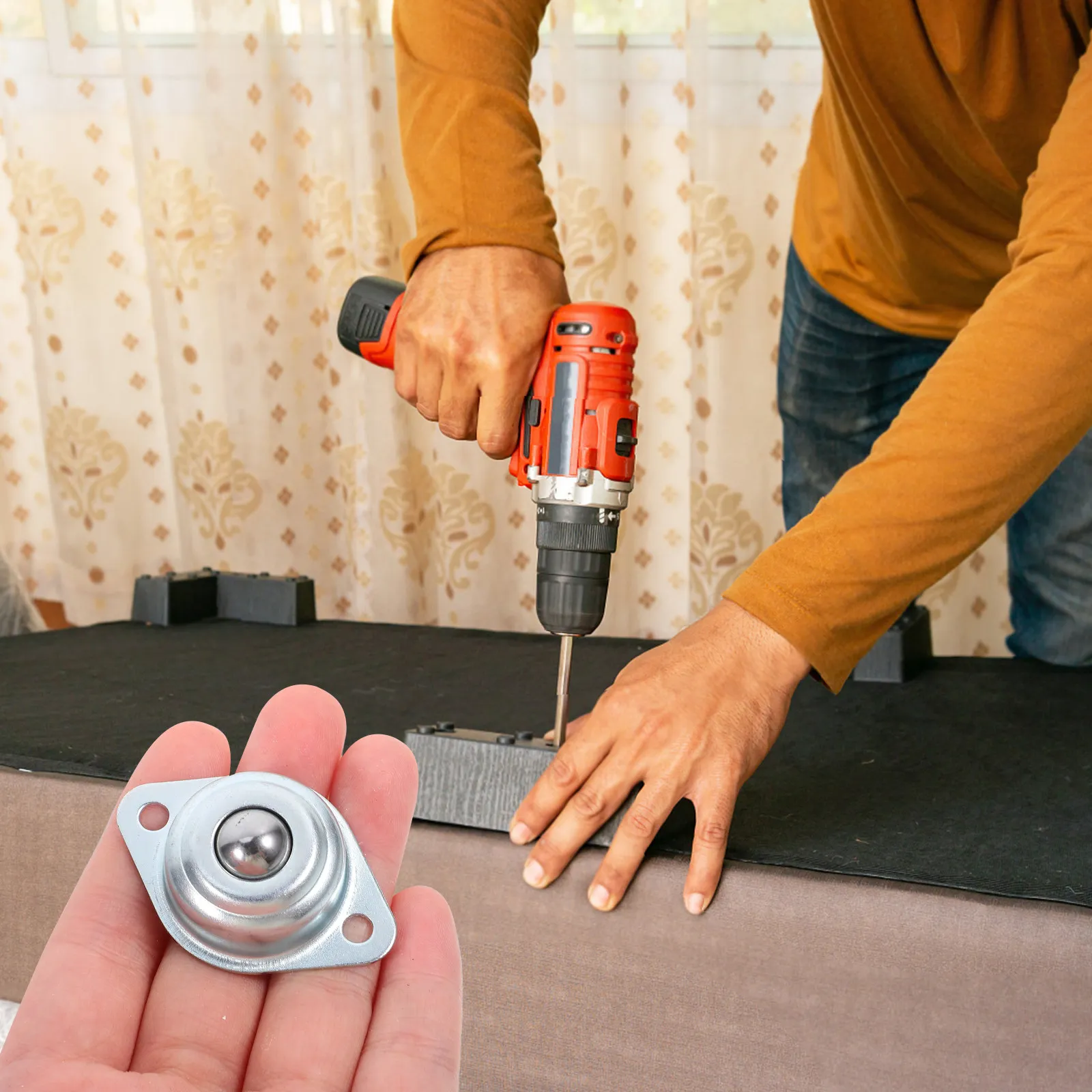 12 шт. мини-поворотных роликов из углеродистой стали с универсальными шарикоподшипниками для мебели, бытовой техники, контейнеров для хранения, плавное и бесшумное вращение
12 шт. мини-поворотных роликов из углеродистой стали с универсальными шарикоподшипниками для мебели, бытовой техники, контейнеров для хранения, плавное и бесшумное вращение