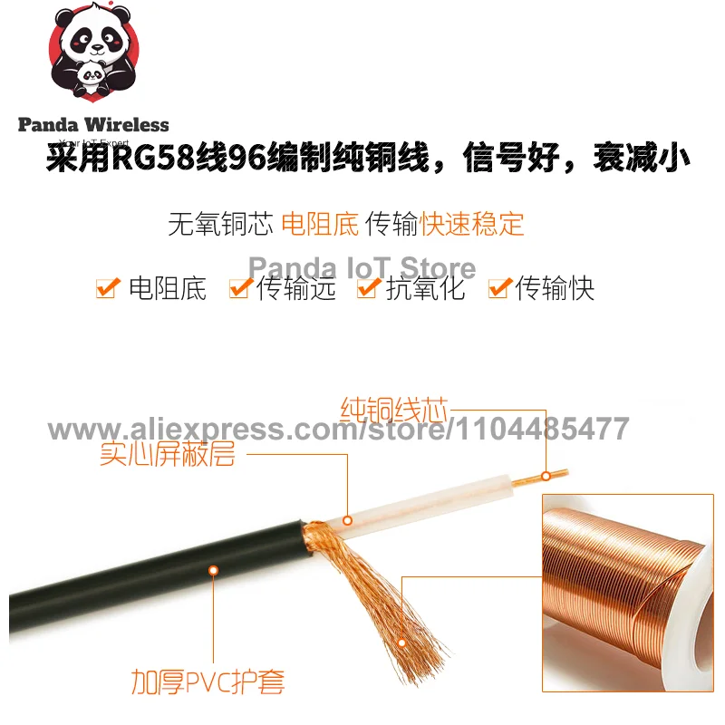 1PCS RG58 N Male to SMA 50-3 N Female GPS Antenna Receiver Cable Extension Cable AP Jumper Connector Adapter Low Loss Copper
1PCS RG58 N Male to SMA 50-3 N Female GPS Antenna Receiver Cable Extension Cable AP Jumper Connector Adapter Low Loss Copper