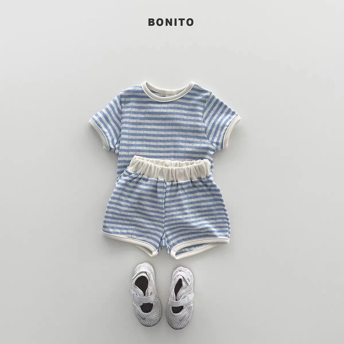 TZ2877 Boys Summer Stripes 2-Piece Set Short Sleeve T-Shirt And Shorts Children's Sporty Casual Outfit
TZ2877 Boys Summer Stripes 2-Piece Set Short Sleeve T-Shirt And Shorts Children's Sporty Casual Outfit