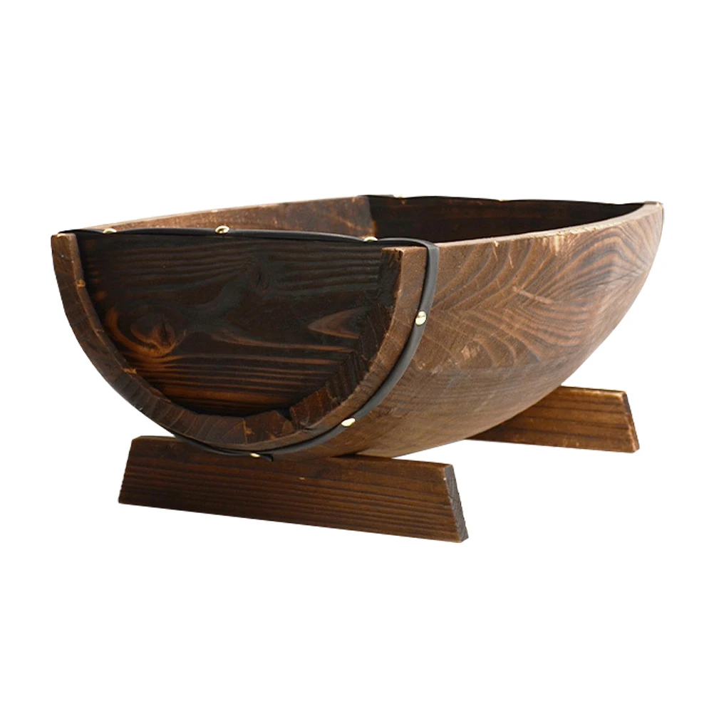 Anticorrosive Wood Flower Pot Barrel Planter Tray Rustic Garden Decor Fall Planters Porch Wooden Planter
Anticorrosive Wood Flower Pot Barrel Planter Tray Rustic Garden Decor Fall Planters Porch Wooden Planter