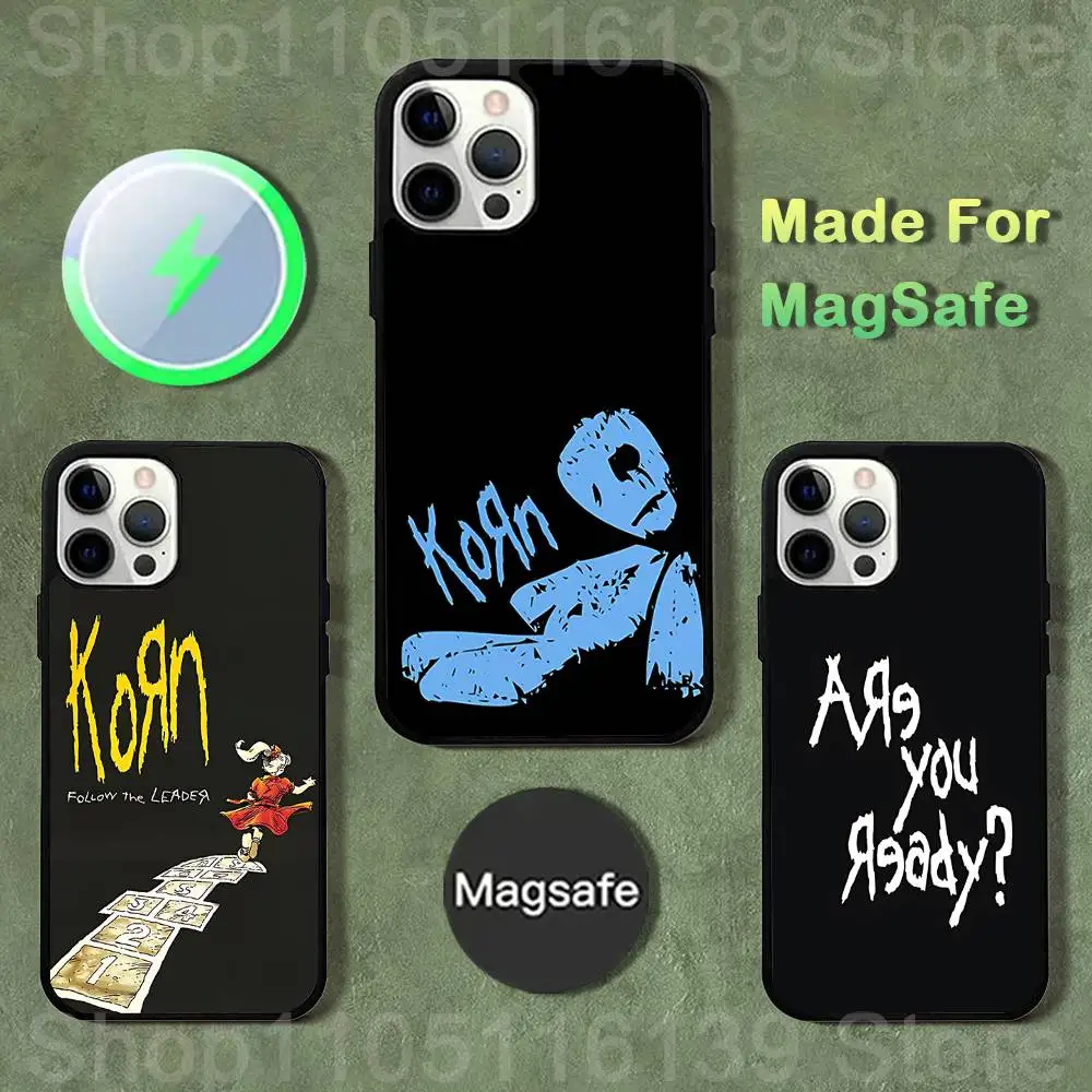 Band K-Korn Phone Case For iPhone 17,16,15,14,13,12,11,Pro,Max,Plus,Mini,SE4,E Magnetic Magsafe Wireless Charging
Band K-Korn Phone Case For iPhone 17,16,15,14,13,12,11,Pro,Max,Plus,Mini,SE4,E Magnetic Magsafe Wireless Charging