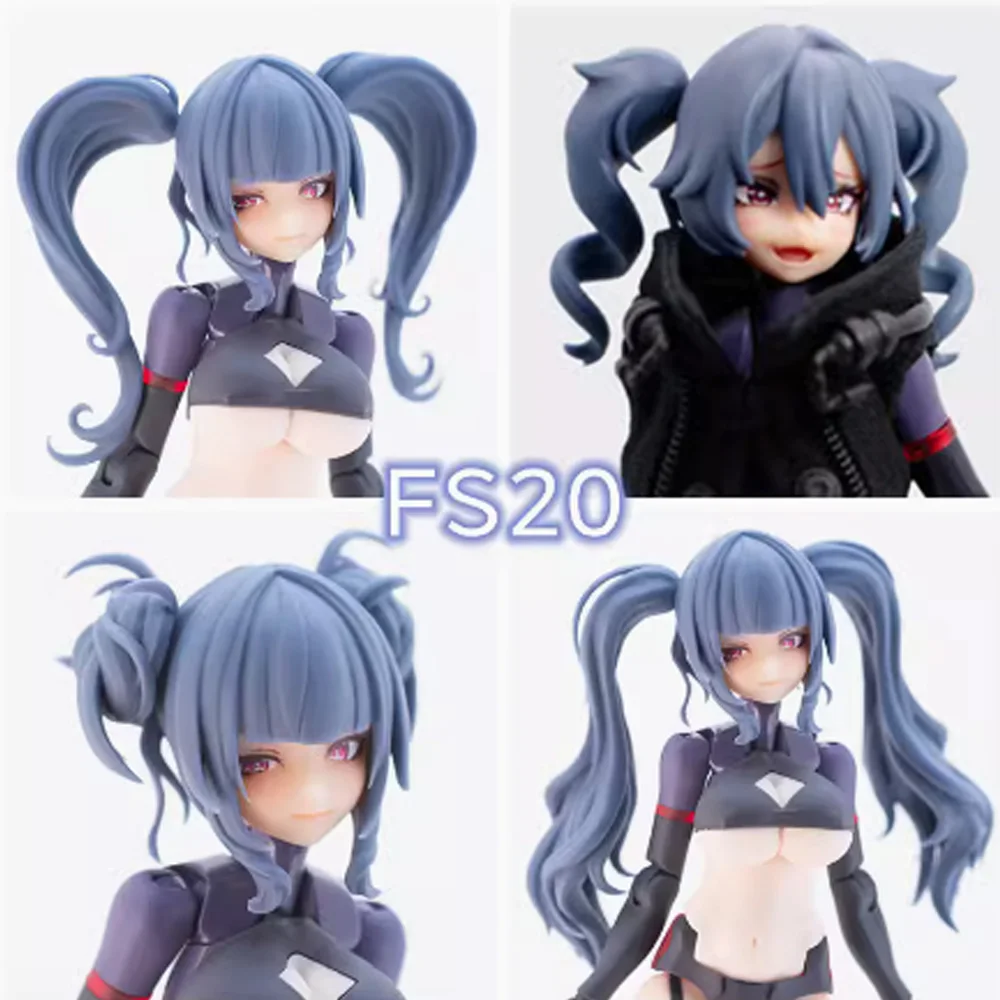 SH 1/12 Machine Girl Goddess Device FS20 Двойной хвост Волнистая прическа Модификация Смола GK Аксессуар Модель
SH 1/12 Machine Girl Goddess Device FS20 Двойной хвост Волнистая прическа Модификация Смола GK Аксессуар Модель