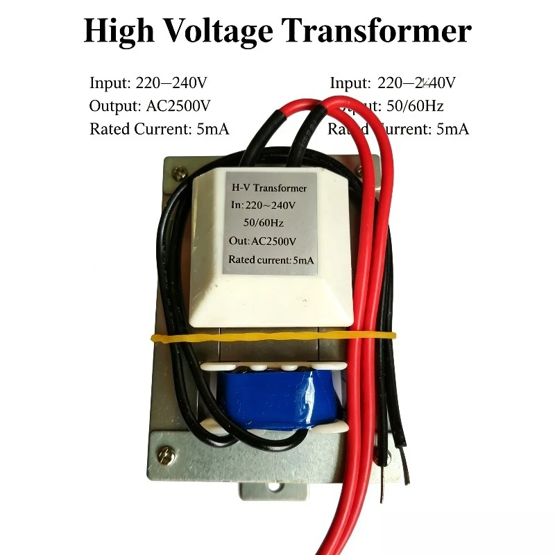 220V to 2500V Horizontal High Voltage Transformer Replacement Parts For Medium 57*16 Mosquito Killer Insecticidal Lamp
220V to 2500V Horizontal High Voltage Transformer Replacement Parts For Medium 57*16 Mosquito Killer Insecticidal Lamp