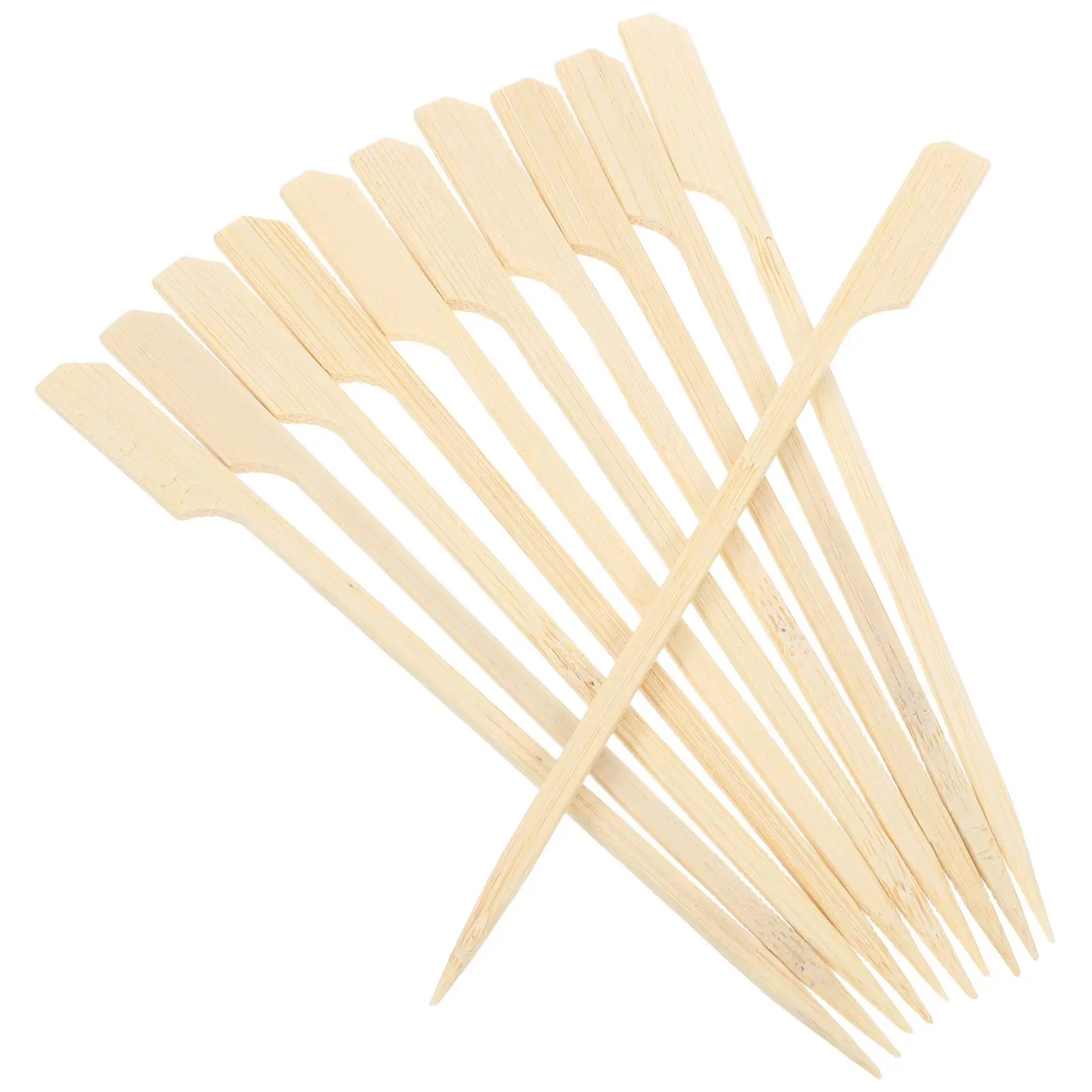100 Pcs Barbecue Sign Kabab Stick Fork Appetizer Skewers Bamboo Small Appetizers Kabob Sticks
100 Pcs Barbecue Sign Kabab Stick Fork Appetizer Skewers Bamboo Small Appetizers Kabob Sticks