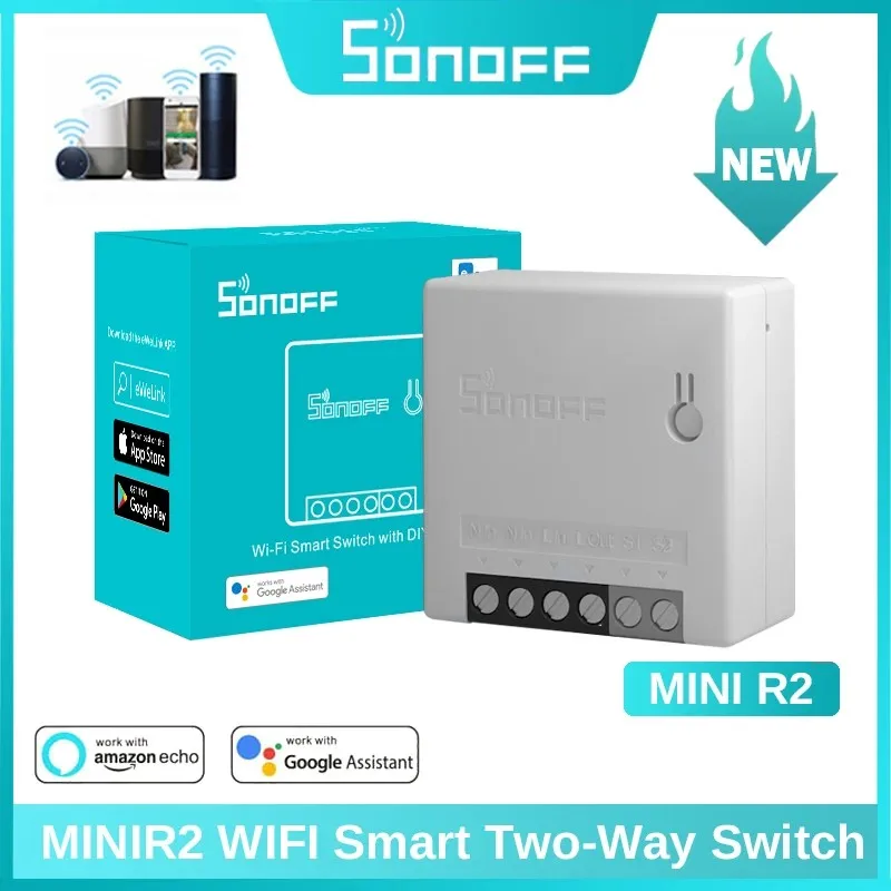 Sonoff Mini R2 Sonoff Light Switch Wi-Fi Smart Switch Sonoff MiniR2 Пульт дистанционного управления 2-сторонний таймер Беспроводной переключатель «сделай сам» Ewelink APP
Sonoff Mini R2 Sonoff Light Switch Wi-Fi Smart Switch Sonoff MiniR2 Пульт дистанционного управления 2-сторонний таймер Беспроводной переключатель «сделай сам» Ewelink APP