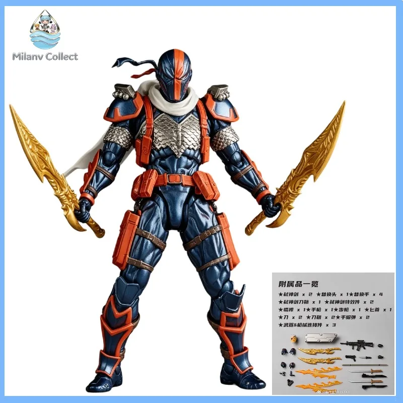 Hot New Kaiyodo Deathstroke 1.5 Revoltech Amazing Yamaguchi Movable Action Figure Slade Joseph Wilson Collectible Model Toy
Hot New Kaiyodo Deathstroke 1.5 Revoltech Amazing Yamaguchi Movable Action Figure Slade Joseph Wilson Collectible Model Toy