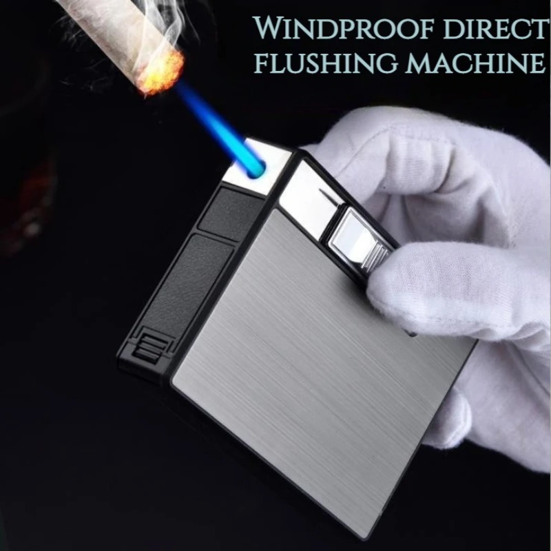 Automatic Cigarette Pack Lighter 10 Packs, Personalized Smoke Inflatable Direct Impact Windproof Blue Flame Cigarette Lighter
Automatic Cigarette Pack Lighter 10 Packs, Personalized Smoke Inflatable Direct Impact Windproof Blue Flame Cigarette Lighter