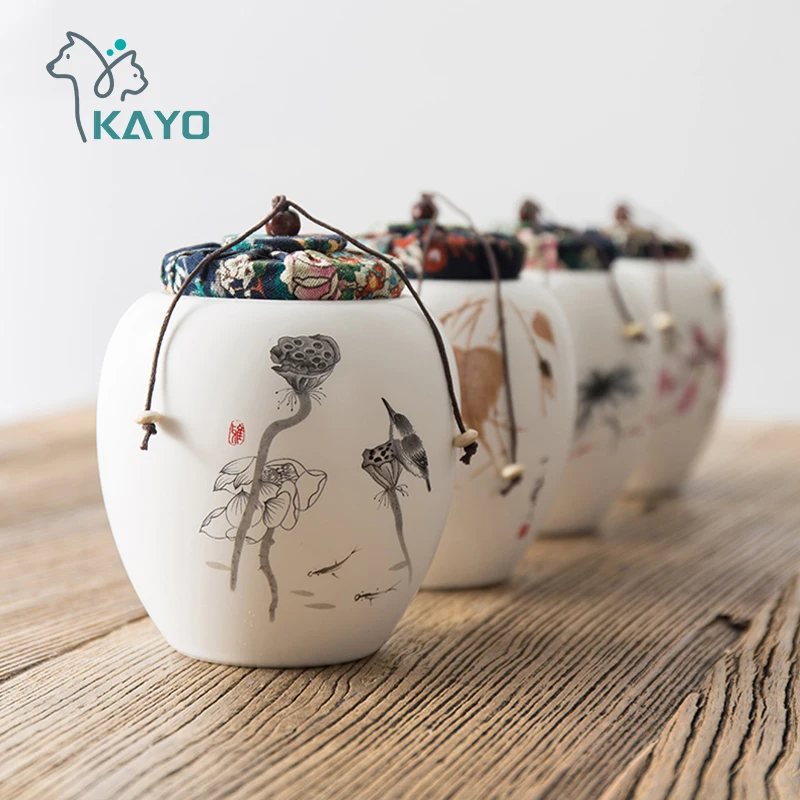 Ceramics Ashes Urn Handpainted Cremation Urn Funeral Ashes Holder Pet Memorial
Ceramics Ashes Urn Handpainted Cremation Urn Funeral Ashes Holder Pet Memorial