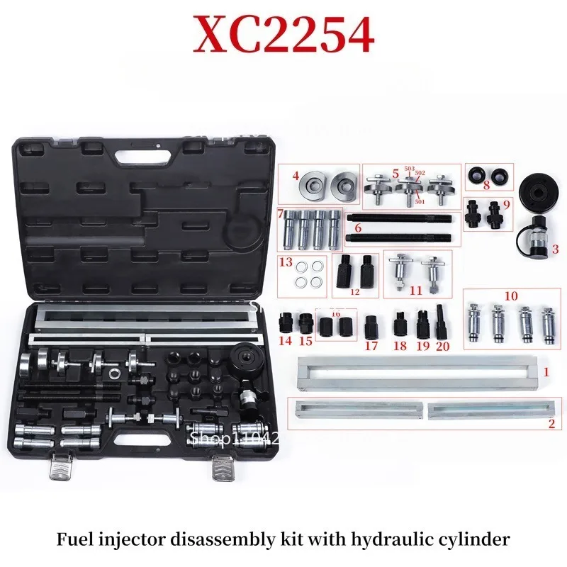 Набор из 20 предметов, подходящий для инструмента для разборки инжектора гидравлического цилиндра
Набор из 20 предметов, подходящий для инструмента для разборки инжектора гидравлического цилиндра