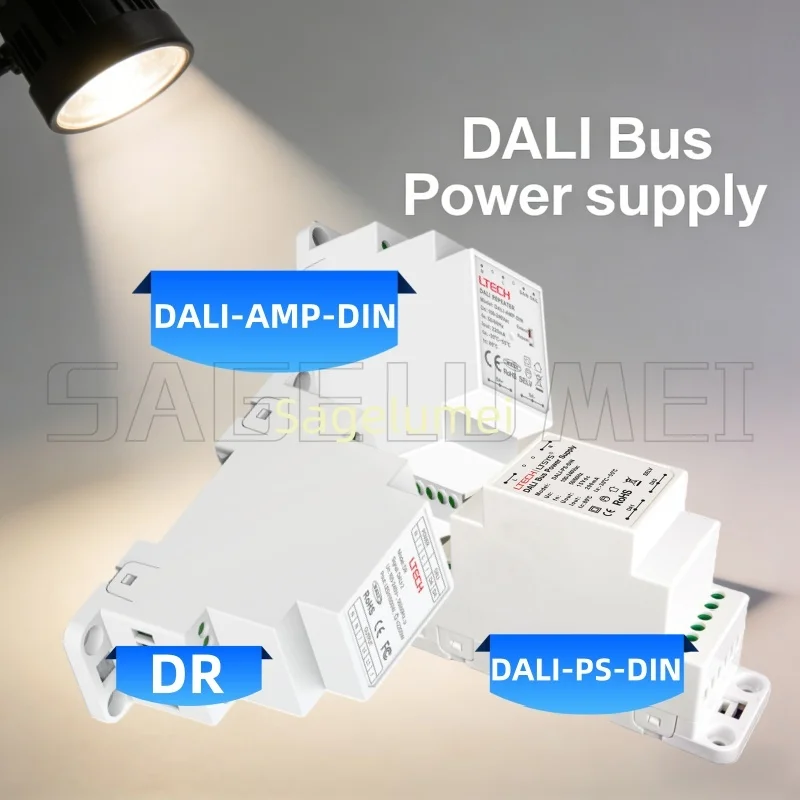 DALI-PS-DIN DALI-AMP-DIN DR DALI Controller Dimmer LTECH Bus Power supply Relay Unit DALI Repeater Input Volt for Led Striplight
DALI-PS-DIN DALI-AMP-DIN DR DALI Controller Dimmer LTECH Bus Power supply Relay Unit DALI Repeater Input Volt for Led Striplight