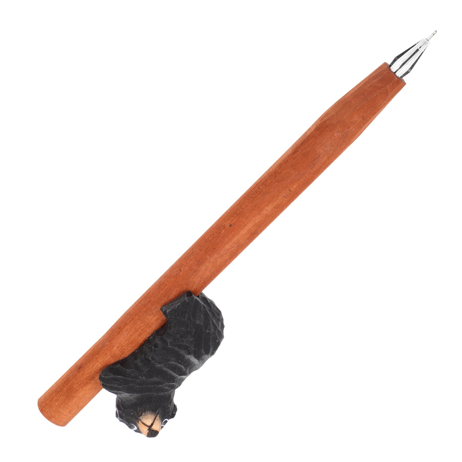 Black Bear Wooden Carving Pen Pens for Writing Cartoon Ballpoint Student Unique Engraving Grain Animals
Black Bear Wooden Carving Pen Pens for Writing Cartoon Ballpoint Student Unique Engraving Grain Animals