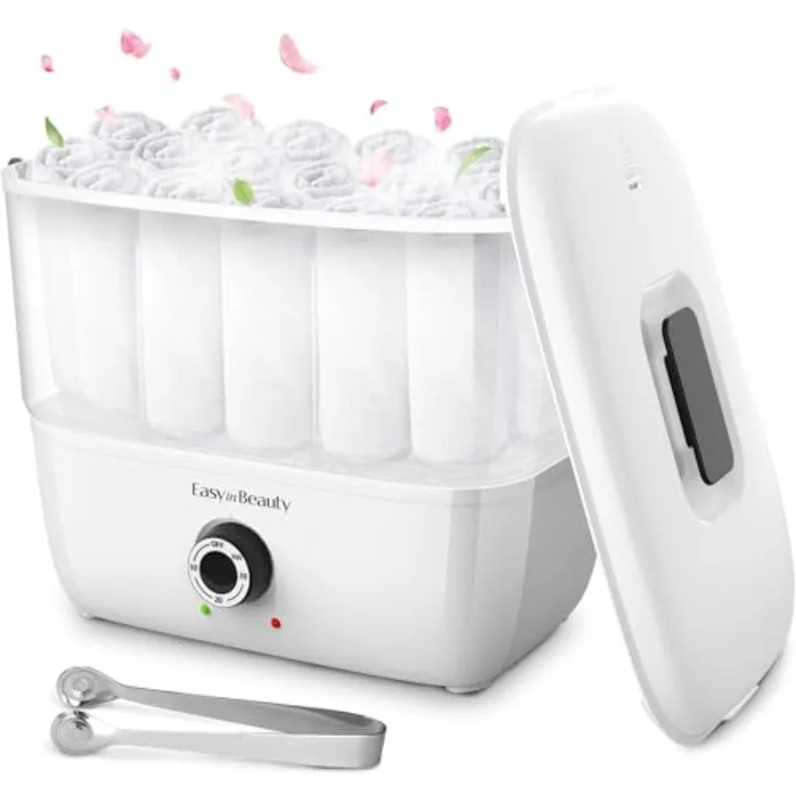 Hot Towel Warmers for Spa Holds 16 Small Towels 5L Portable Towel Steamer with Quickly Heating in 1-5 Mins Auto Off Timer Folda
Hot Towel Warmers for Spa Holds 16 Small Towels 5L Portable Towel Steamer with Quickly Heating in 1-5 Mins Auto Off Timer Folda